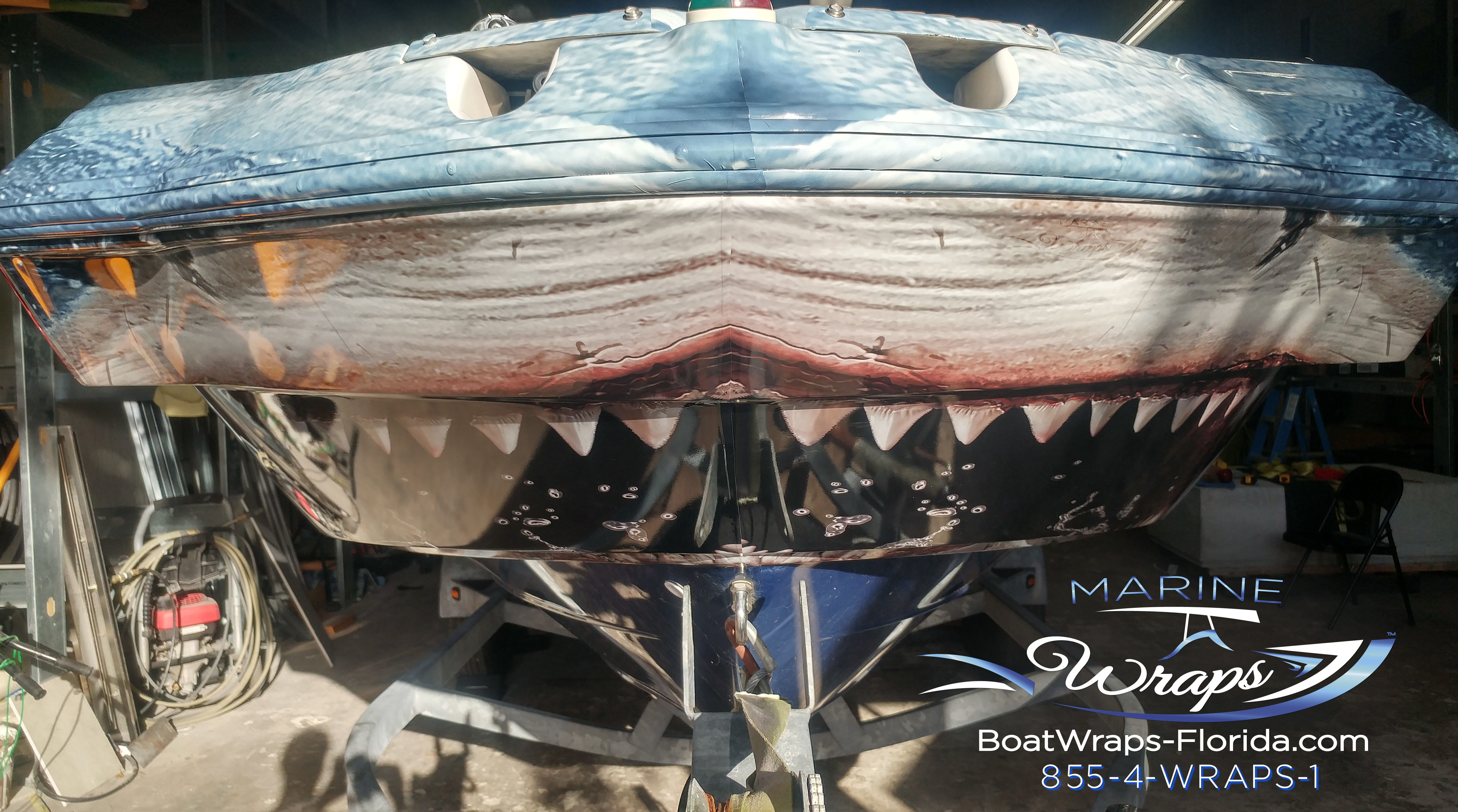 Shark Boat Wrap