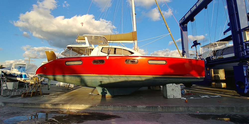 red-vinyl-boat-wrap